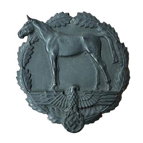 64 - Germany, Third Reich, Hitler Youth Horse Riding Medallion / Youth Equestrian Trainer’s Medallion, bl... 