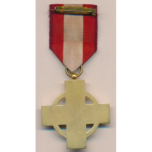 38 - Germany, Third Reich Gold Fire Brigade Cross, First Class, with enamel central detailing, arms in wh... 