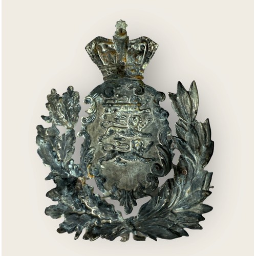 93 - Victorian, Duke of Lancaster’s Own Yeomanry O/Rs helmet plate, Duke of Lancaster’s Own Yeomanry surr... 