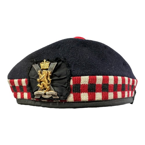 83 - Scottish Regimental Side Cap, with Royal Regiment of Scotland cap badge.