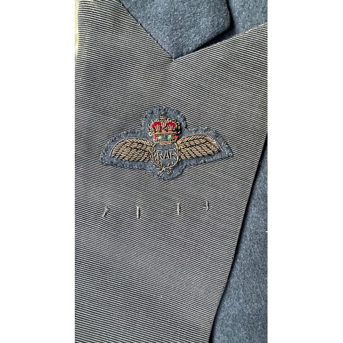 84 - RAF (Royal Air Forces), R.A.F four button mess jacket (missing one button), four front pockets, R.A.... 