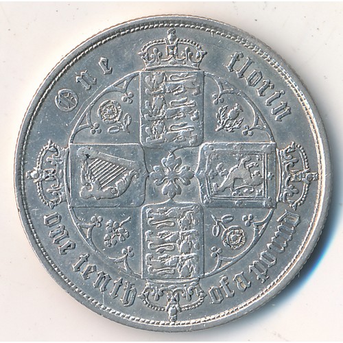 212 - Queen Victoria 1852 Gothic florin