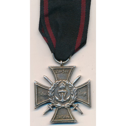 19 - Germany, 1914-1918 German Imperial Navy Flanders Cross Marine Korps silver Medal.