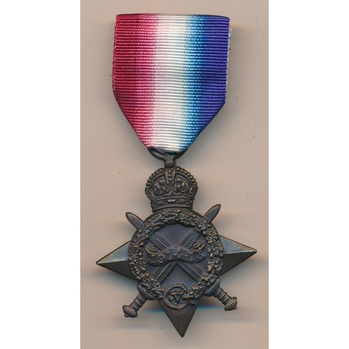 6 - First World War – William Readdin – 1914-15 Star awarded to 240753 A / L / CPL W READDIN RASC. Assis... 