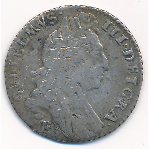 206 - William III 1697 sixpence