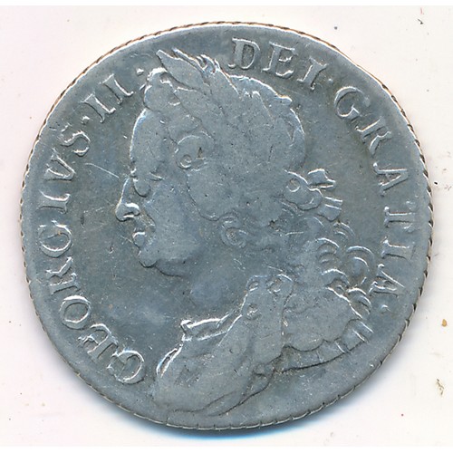 207 - George II 1758 shilling