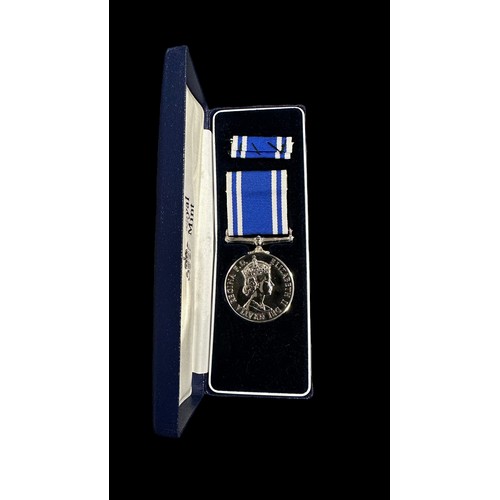 14 - Queen Elizabeth II – Police Long Service and Good Conduct Medal. Boxed in original Royal Mint box.