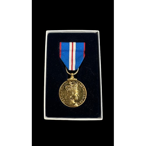 12 - Queen Elizabeth II – The Queen’s Golden Jubilee Medal 1952-2002, boxed with Certificate of Authentic... 