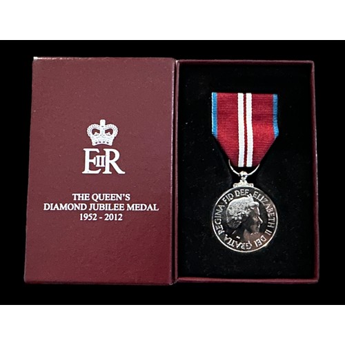 13 - Queen Elizabeth II – The Queen’s Diamond Jubilee Medal 1952-2012, boxed.