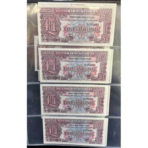 292 - A collection of English banknotes (39) in an album, in variable condition with £20 Bailey (2), £10 B... 