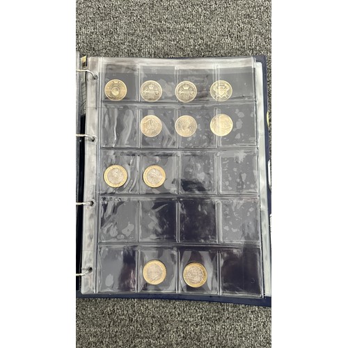 240 - Change Checker collection modern coin collection, in 4 albums, mostly uncirculated on change checker... 