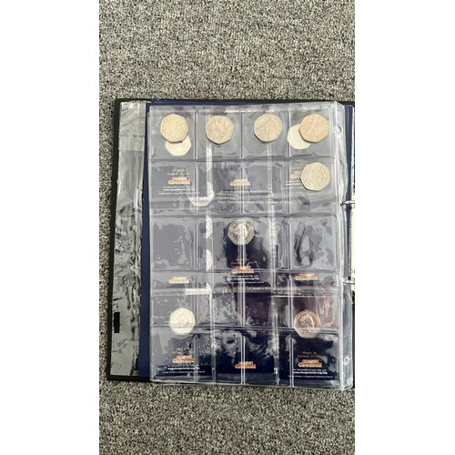 240 - Change Checker collection modern coin collection, in 4 albums, mostly uncirculated on change checker... 