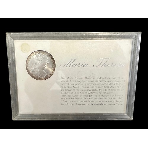 259 - World coin collection in mixed condition with good silver content, including Austria Maria Theresa t... 