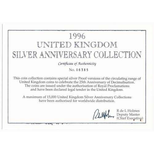 251A - 1996 Silver Anniversary Collection - Celebrating the 25th anniversary of decimalisation. In original... 