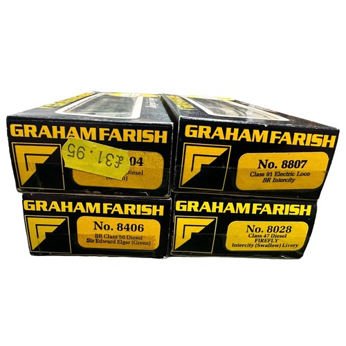 336 - Graham Farish 5 Pole Motor locomotives, generally excellent in excellent to good plus boxes, with BR... 