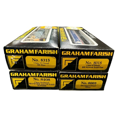 337 - Graham Farish 5 Pole Motor locomotives, generally excellent in excellent to good plus boxes, with Ne... 