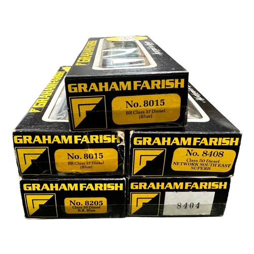 342 - Graham Farish locomotives, generally excellent to good plus to good or better boxes, with 5 Pole Mot... 