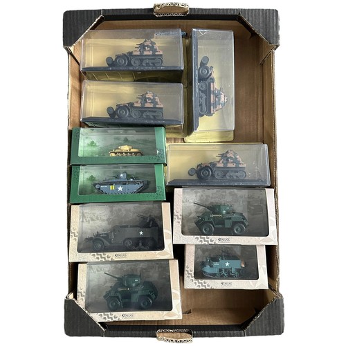 5 - Atlas Editions Ultimate Tank Collection plus other magazine military models, generally mint to excel... 