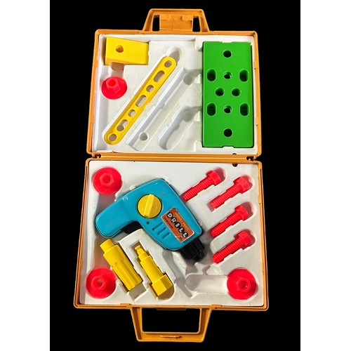 214 - Fisher Price Medical Kit and Tool Kit in plastic cases, generally excellent to good plus, Medical Ki... 