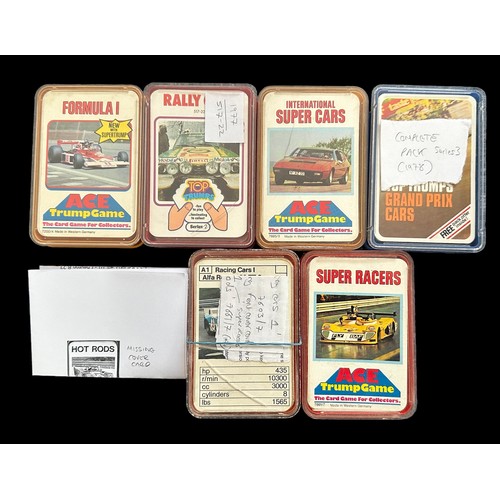 239 - 1970s Top Trumps card collection, generally excellent in good plus or better plastic lift-off cases,... 