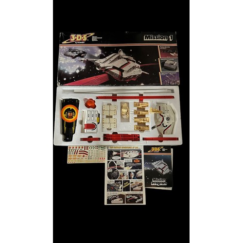 217 - Hornby Space 3 D S Mission 1 set No. A100 including spacecraft (2), instruction booklet, unused deca... 