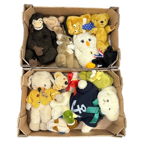 250 - Merrythought Teddy Bears, etc., generally excellent,  Merrythought labels to paws or bodies, with Mo... 