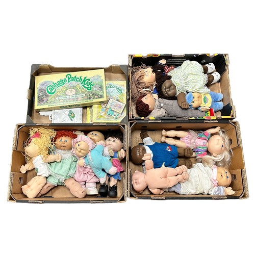 265 - Cabbage Patch Kids collection, generally excellent to good, with Parker Bros game, Read-Along books ... 