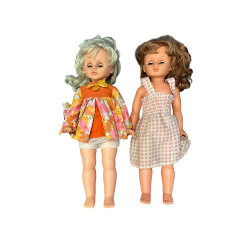 263 - 1960s pair of Talking Dolls, approx. H56cm, generally excellent to good plus. Contents unchecked for... 