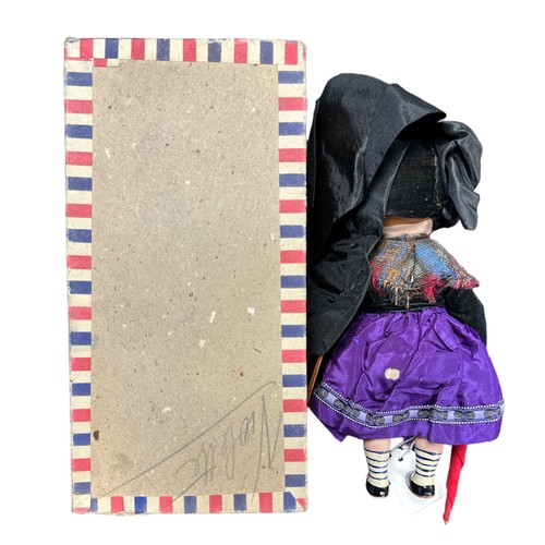 267 - 1917 onwards JP Gallais & Cie (Hansi) Gretel doll including umbrella and Hansi swing ticket, general... 