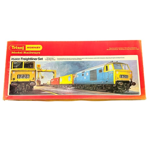 315 - Triang Hornby Freightliner set No. RS.602, generally excellent in good plus box (masking tape to lid... 