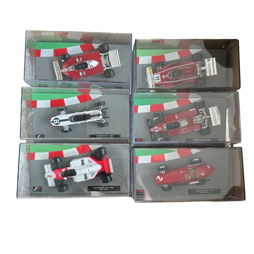 143 - 2016 Panini Formula One 1/43rd scale model car collection, generally excellent in excellent plastic ... 