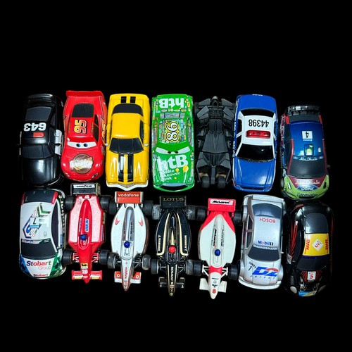 227 - Micro Scalextric 1/64th scale collection, generally excellent to good, with range of slot cars (14) ... 