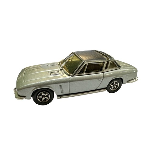 76 - Enco Models Jensen Interceptor Coupe silver with black roof  1/43rd scale white metal model No. No. ... 