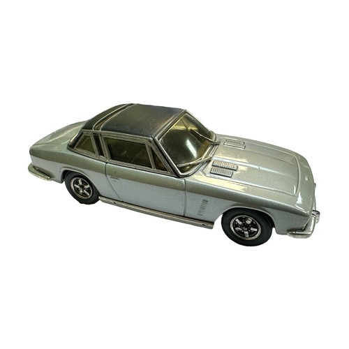 76 - Enco Models Jensen Interceptor Coupe silver with black roof  1/43rd scale white metal model No. No. ... 