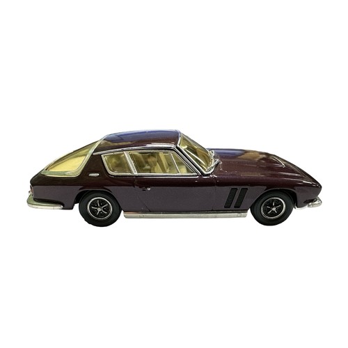 78 - Enco Models Jensen Interceptor metallic maroon 1/43rd scale white metal model, generally excellent. ... 