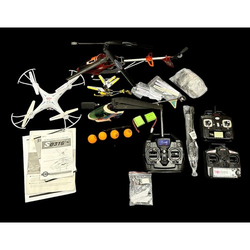 206 - Radio Control Helicopters, generally excellent to good plus, with Gyros No. S107G and Dragonfly No. ... 