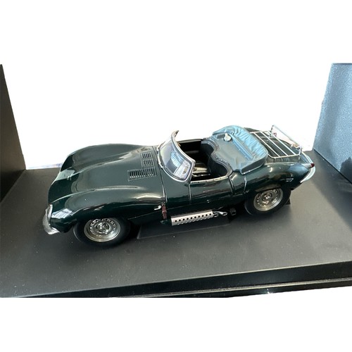 13 - Autoart (Classics Division) 1/18th scale Steve McQueen Collection 1956 Jaguar XKSS green No. 73519, ... 