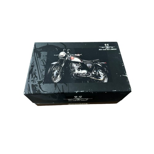 105 - Minichamps 1/12th scale BSA Goldstar black No. 122 130000 (Classic Bike series No. 9), generally exc... 