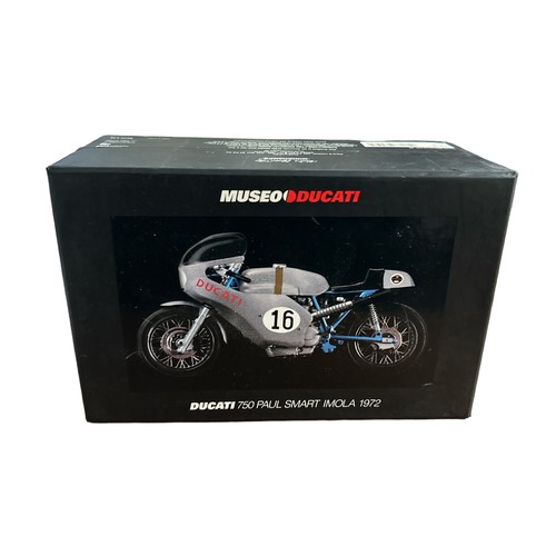 107 - Minichamps 1/12  Ducati 750 No. 122 720016 (Classic Bike series No. 29), generally excellent in exce... 