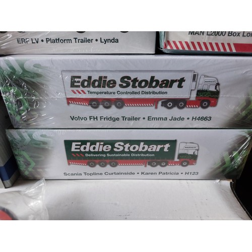 8 - Atlas Editions Eddie Stobart collection, generally excellent in excellent boxes (most shrink-wrapped... 