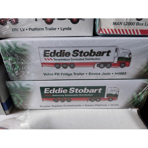 8 - Atlas Editions Eddie Stobart collection, generally excellent in excellent boxes (most shrink-wrapped... 