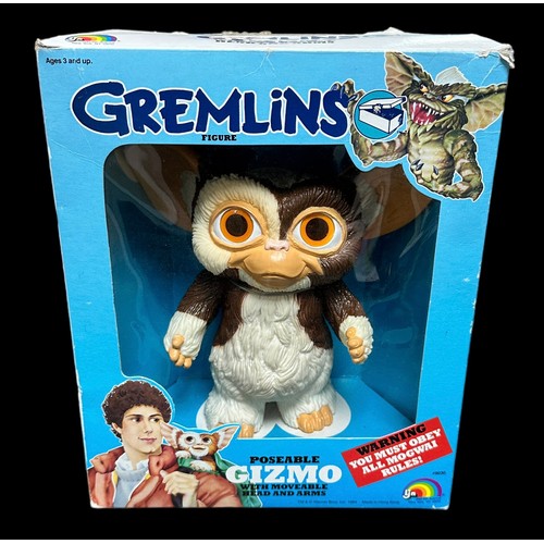 220 - LJN 1984 Gremlins Gizmo No. 9030, poseable head and arms, approx. H20cm, generally excellent in good... 