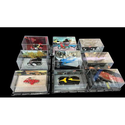 72 - Eaglemoss Batman vehicles and aircraft collection, partwork series, generally excellent in excellent... 