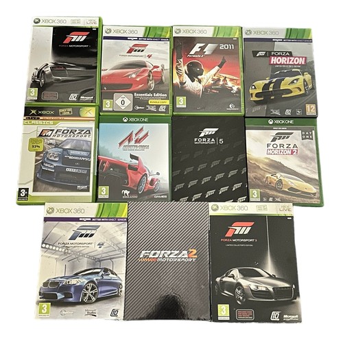 245 - 11x Xbox motorsport games. Games for Xbox 360 & Xbox One include Forza Motorsport 1-4, Forza Horizon... 