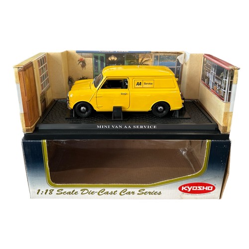 89 - Kyosho 1/18th scale Mini Van AA No. 08193A, generally excellent  in excellent to good plus window bo... 