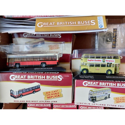 6 - Atlas Editions Great British Buses collection, 
complete set of 31, generally excellent in excellent... 