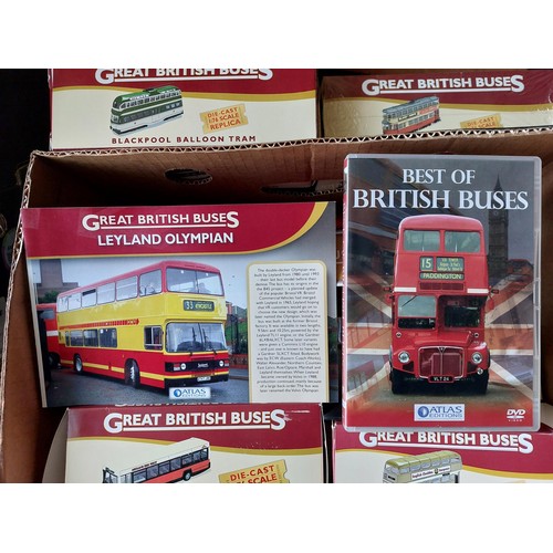 6 - Atlas Editions Great British Buses collection, 
complete set of 31, generally excellent in excellent... 