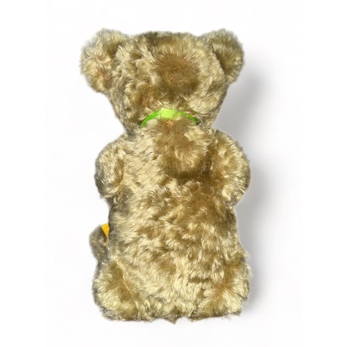 256A - Steiff Teddy No. 654466, Dylan Spring Four Season's Growler (working), blonde mohair, button tag in ... 