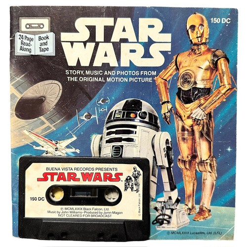 236 - 1970s onwards Star Wars books including cassette tapes (4), 24 page Read-Along book and tape series ... 