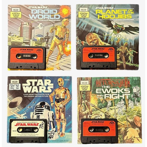 236 - 1970s onwards Star Wars books including cassette tapes (4), 24 page Read-Along book and tape series ... 